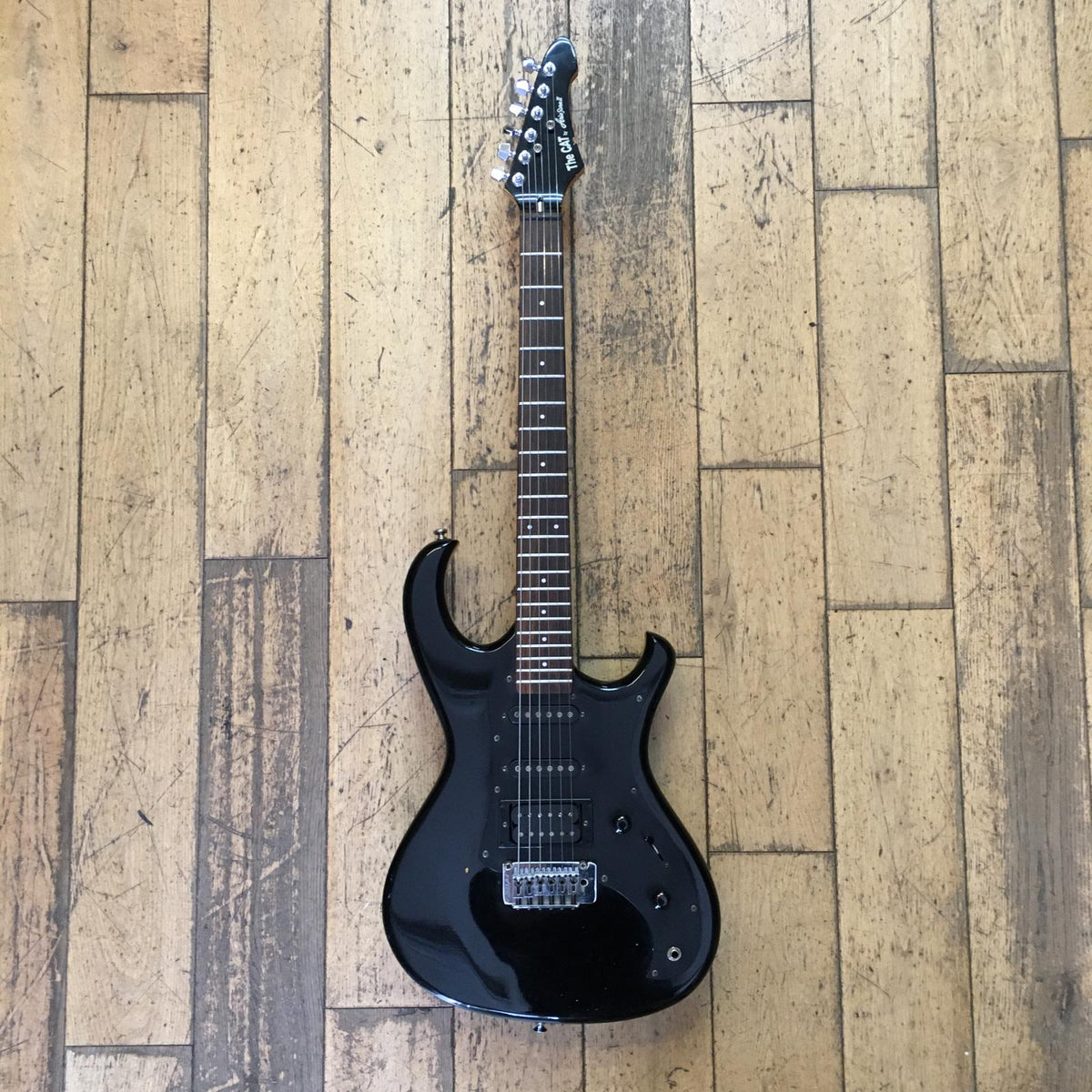 Aria Pro II The Cat Pre Owned Black – folkiesmusic