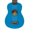 Laka Rainbow Series Soprano Ukulele & Carry Bag ~ Blue