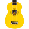 Laka Rainbow Series Soprano Ukulele & Carry Bag ~ Yellow