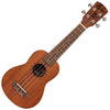 Laka Sapele Series Soprano Ukulele & Bag ~ Natural