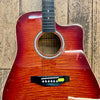 Lorenzo Flame Series Electro-Acoustic Guitar Pre-Owned