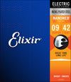 Elixir 12002 Nanoweb Nickel Plated Steel Electric Guitar Strings - Super Light (9-42)