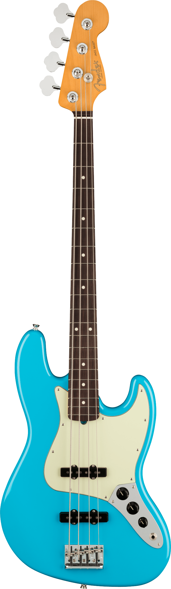 Fender American Professional II Jazz Bass® Miami Blue – folkiesmusic