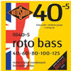 Rotosound RB40-5 Nickel On Steel Bass Strings 40-125