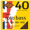 Rotosound RB40 Nickel On Steel Bass Strings 40-100