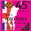 Rotosound RB45-5 Nickel On Steel Bass Strings 45-130